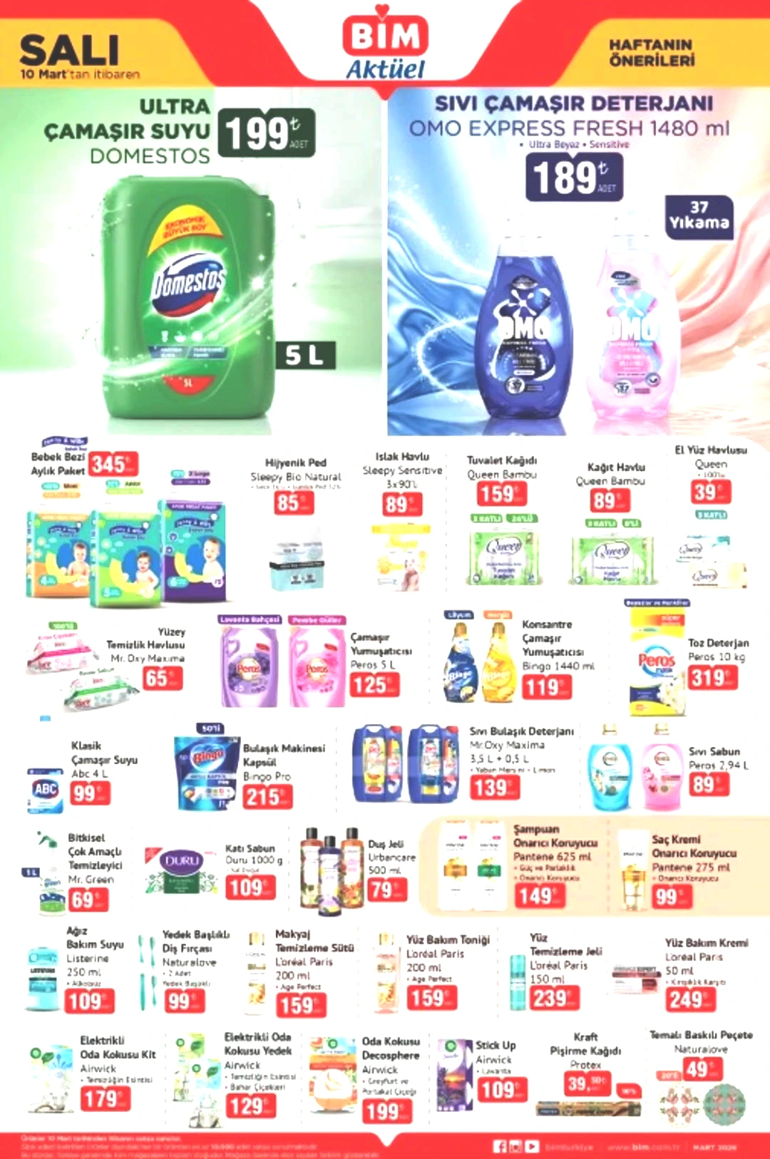 10 Mart 2026 BİM Aktüel haftanın önerileri kataloğu yayınlandı!  3