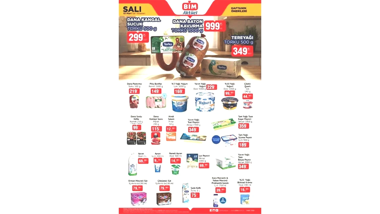 BİM Aktüel Kataloğu Yayınlandı: 10 Mart Salı Günü Raflarda Hangi Fırsatlar Var?