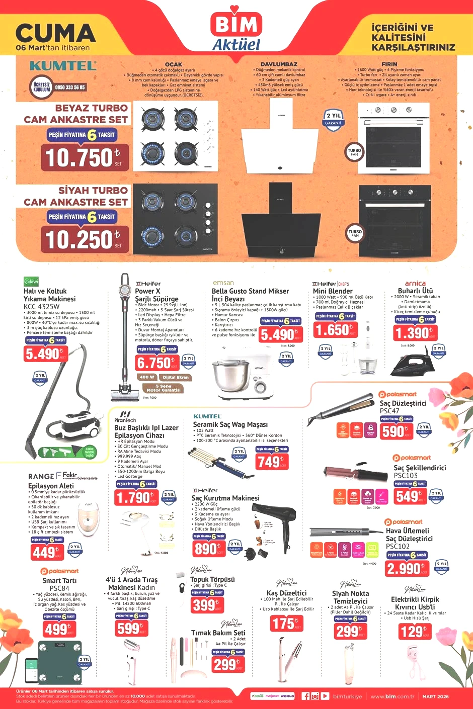 BİM AKTÜEL 6 MART 2026 KATALOĞU