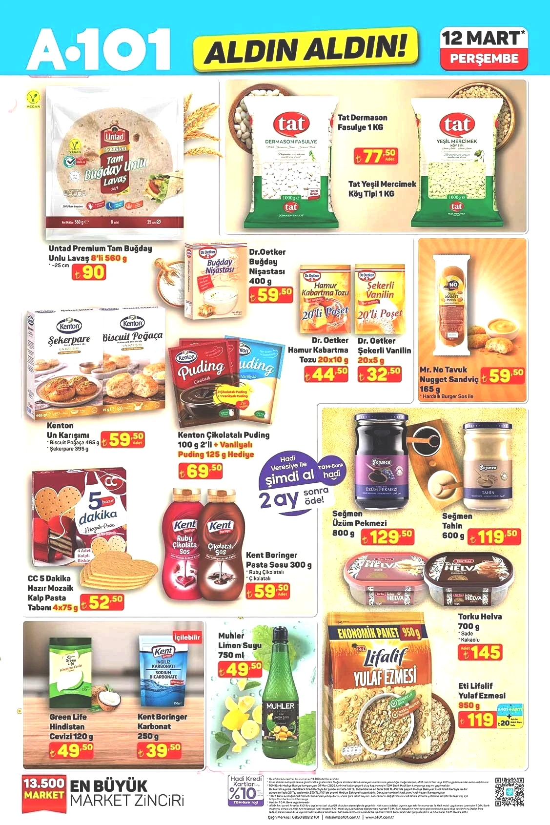 12 MART PERŞEMBE A101 ALDIN ALDIN AKTÜEL KATALOĞU
