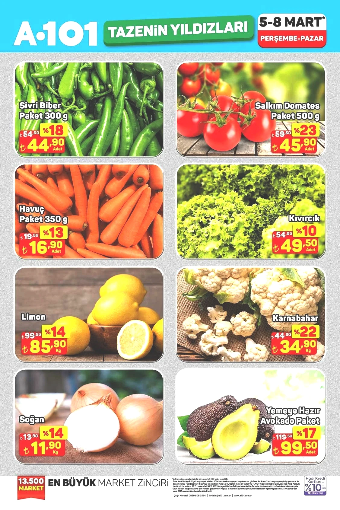 5-8 MART TAZENİN YILDIZLARI KATALOĞU