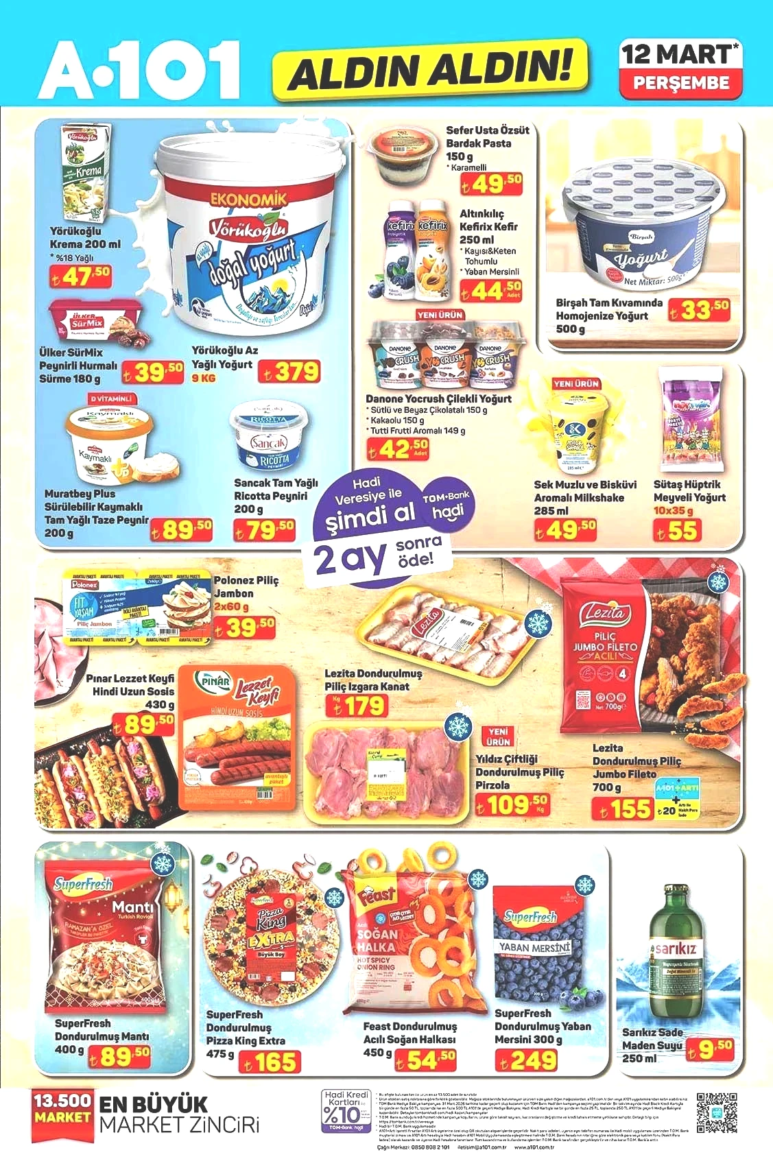 12 MART PERŞEMBE A101 ALDIN ALDIN AKTÜEL KATALOĞU