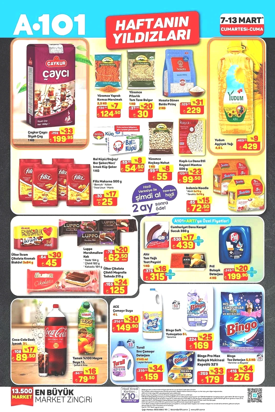 7-13 MART A101 AKTÜEL KATALOĞU