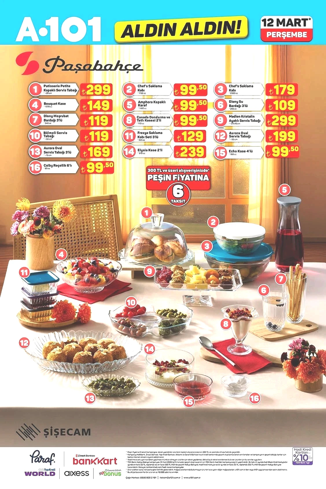 12 MART PERŞEMBE A101 ALDIN ALDIN AKTÜEL KATALOĞU